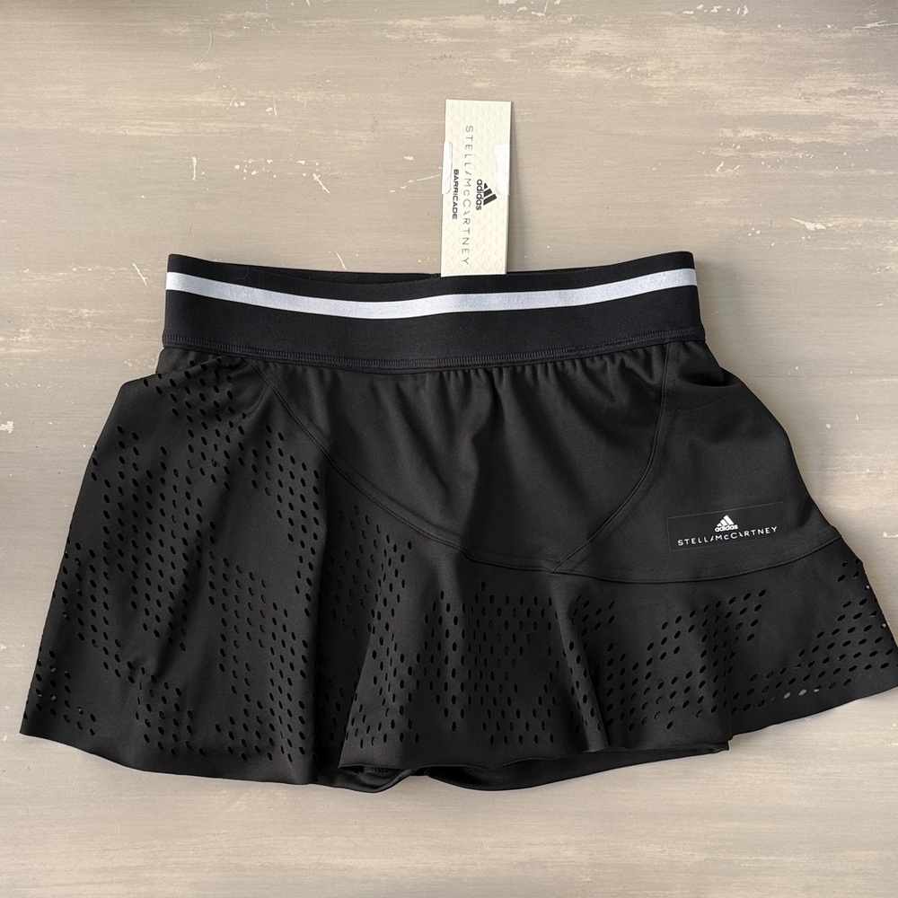 Adidas by Stella McCartney Barricade Black Tennis Skirt XS